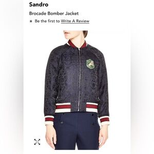 Sandro varsity jacket size 2